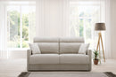 Divano Letto 3 Posti 196x102x97 cm in Tessuto Blu