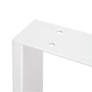Set Gambe da Tavolo Square Rettangolari H720 Verniciato Bianco Acciaio Emuca