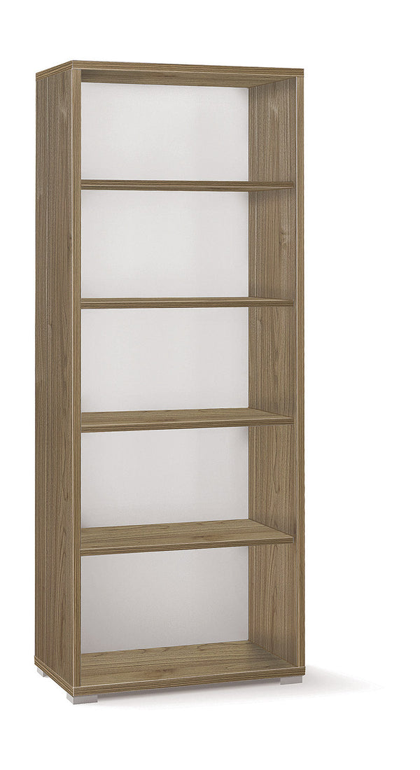 sconto Libreria Modulare 5 Ripiani 71x182x41 cm Noce Stelvio