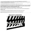 Tenda da Sole a Caduta 3x2,5m Tessuto in Poliestere Disegno P4032