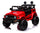 Macchina Elettrica per Bambini 12V Toyota Cruiser Rossa