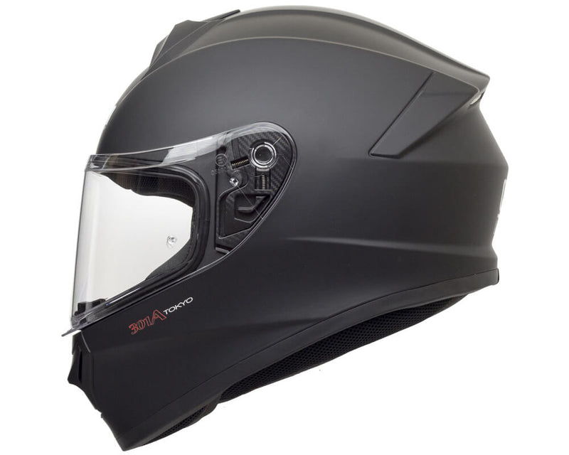 Casco Integrale per Scooter Visiera Lunga CGM Tokyo 301A Nero Opaco Varie Misure