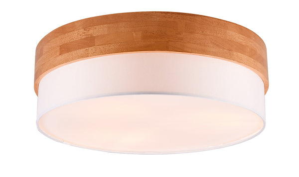 sconto Plafoniera da Interno Attacco E27 in Metallo Nichel Satinato