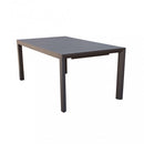 Tavolo Allungabile Houston 135/180x70x75h cm in Alluminio Taupe