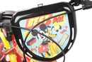 Bicicletta per Bambini 14" Disney Mickey Mouse Freni Caliper e Stabilizzatori in Acciaio Hi-Ten Rosso