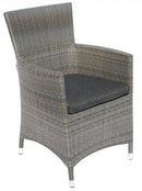 Poltrona da Giardino in Wicker con Cuscino Vorghini Ravenna