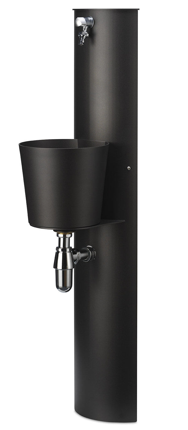 Fontana a Parete da Giardino con Rubinetto e Secchio Belfer 42/PRT Antracite online