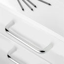 Maniglie per Mobile 8 mm Interasse 96 mm Acciaio Cromo 20 Pezzi Emuca