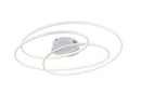 Plafoniera da Interno a LED in Metallo Bianco Opaco