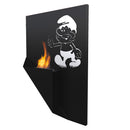 Camino a Bioetanolo da Parete 65x90 cm Flig Honolulu Puffi