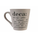 Set 3 tazzine Caffè "Deca" Ø5x5,5 cm in Bone China VdE Tivoli 1996 