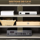 Mobile TV Max 70” 160x39x41,2 cm in MDF Grigio