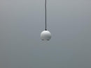 Lampada a Sospensione Ø12xH12 cm in Metallo Tenis Grigio