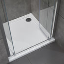 Porta Parete Doccia 2 Ante Saloon in Cristallo Trasparente 6mm H195 Bonussi Giuly Varie Misure