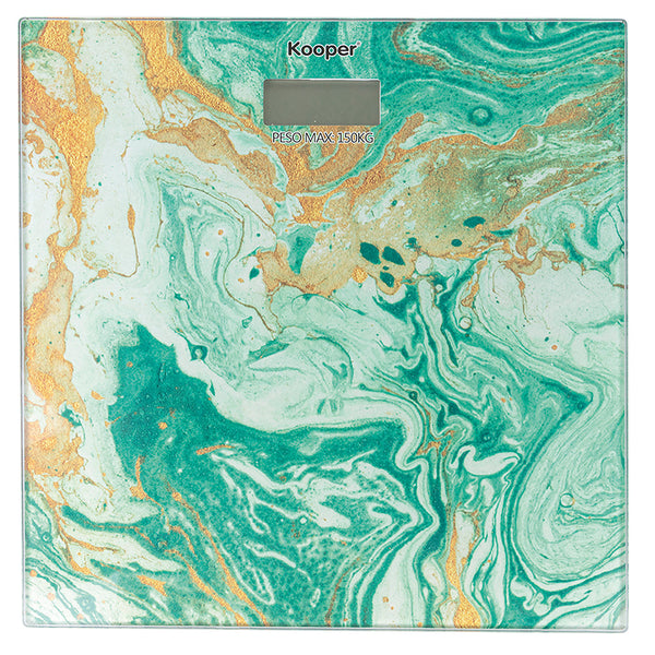 Bilancia Pesapersona Elettronica Max 150 Kg in Vetro Kooper  Verde prezzo