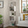 Libreria Moderna 161x35x30 cm Scaffale Modulare 5 Ripiani in MDF Bianco e Tortora