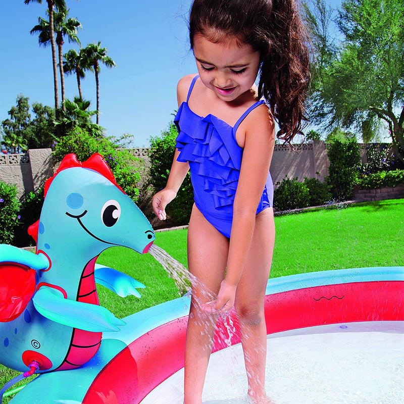 Piscina Castello Gonfiabile per Bambini 221x193x150 cm in Vinile Bestway 53037