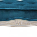 Sgabello Marly 50x36x47 h cm in Velluto Blu