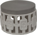 Cofanetto Ceramica Arabesque Picc. Ø19x14 cm in Ceramica