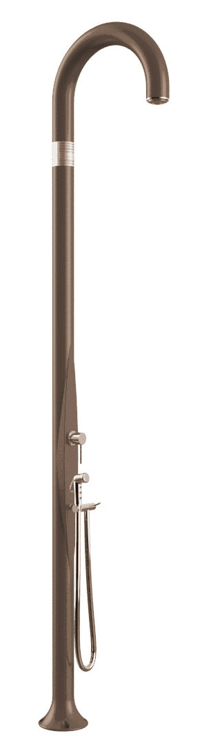 Doccia da Esterno Giardino Miscelatore e Doccetta Mobile Arkema Funny Yin Dove Grey