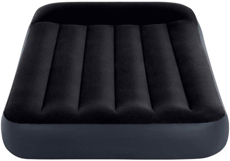 Materasso Matrimoniale Gonfiabile 203x152x25 cm con Pompa Elettrica Integrata Intex