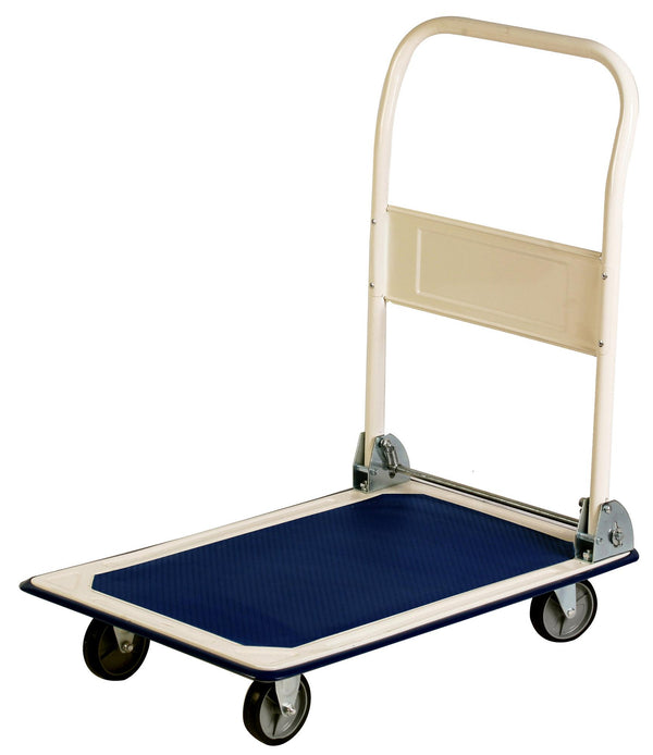 online Carrello Pieghevole da Trasporto 150 Kg in Lamiera Tosini Bianco e Blu