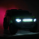 Macchina Elettrica per Bambini 12V con Licenza Land Rover Defender Bianca