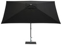 Ombrellone da Giardino 3x2 m Palo Ø38 mm in Alluminio Tessuto Olefin Trend Nero