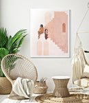 Dipinto su Tela Ladies 80x3,7x100 cm in Legno e Tessuto