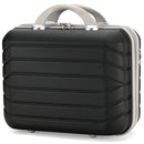Set 4 Valigie Rigide Trolley e Beauty Case Easy Roll 4 Ruote in ABS Nero      