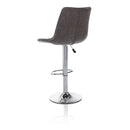 Set 2 Sgabelli 51x60x95/115 cm in Similpelle Marrone
