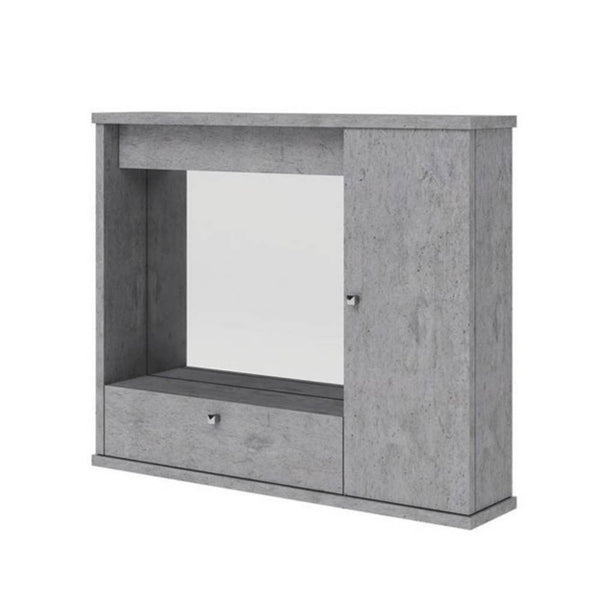 Specchiera bagno con anta e ribalta cemento prezzo