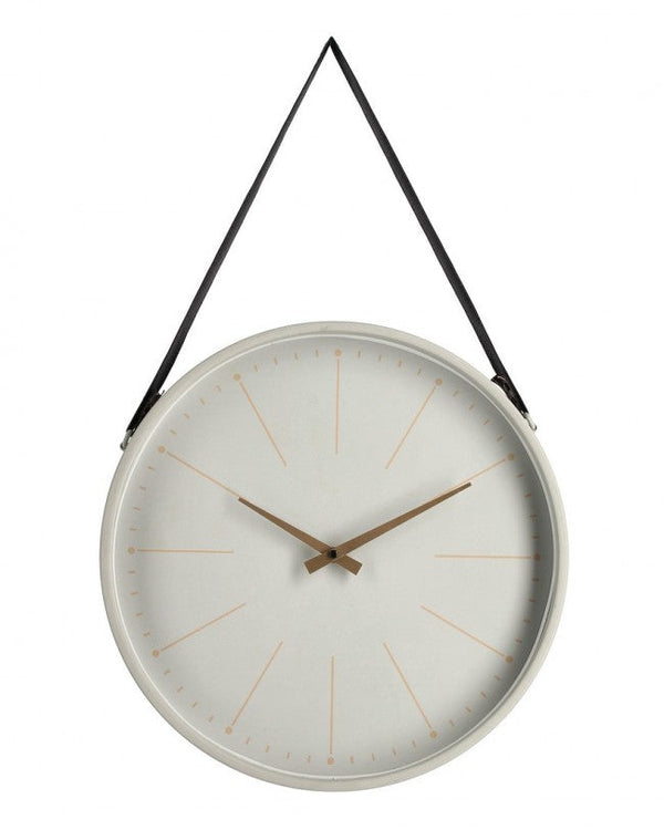 Orologio da Muro 40x6x66 cm Timeline in Legno Tortora sconto
