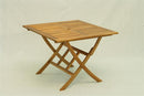 Set da Giardino Pieghevole in Legno Acacia 4 Sedie e Tavolo Taddei Bago 4