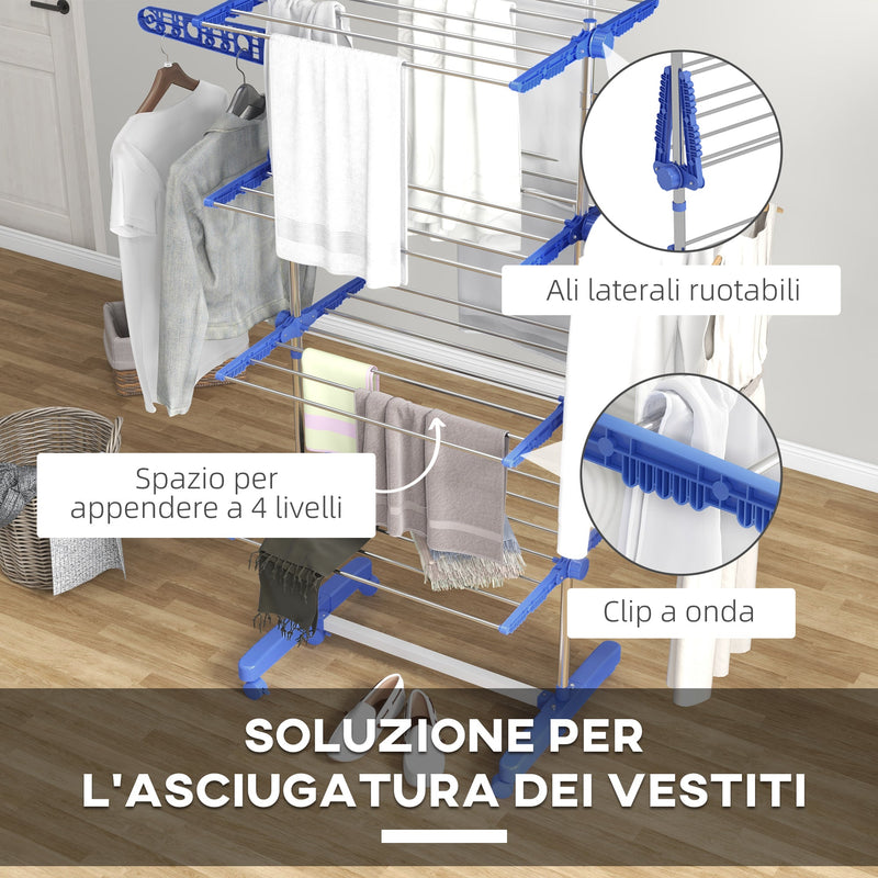 Rete Essiccazione Erbe, Cesto Appeso 4 Strati, Pieghevole stendino Secco con Cerniera, Essiccazione Rete, Asciugatrice Borsa a Rete per Erbe Fiori germogli Piante