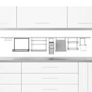 Set da 5 Ganci da Appendere Acciaio Grigio Antracite. Emuca