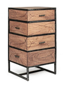 Cassettiera 4 Cassetti 45x45x90h cm Egon 