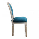 Sedia Constance 48x46x96 h cm in Velluto Blu