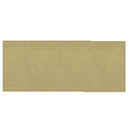 Tappeto Bagno Design Trama Semplice 50x150 cm in Cotone Beige Scuro