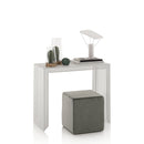 Pouf Imbottita 38x38x38 cm in Velluto Grigio