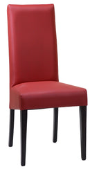 Sedia Imbottita in Similpelle Rosso