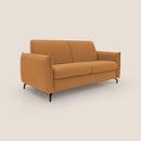 Divano Letto 3 Posti 215x95x96 cm in Tessuto Arancio