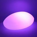Lampada 12 Led Multicolor 51x37x20 cm in Polietilene Bianca