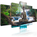 Quadro - Buddha E Cascata Erroi