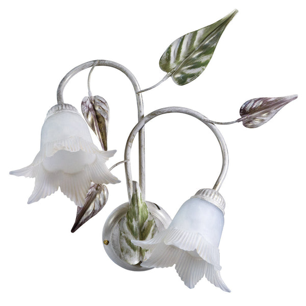 Applique 2xE14 Montatura Anticata Vetro Paglierino E-Energy Arianna prezzo