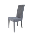 Set 2 Sedie 47x47x101 cm Giada Enjoy 23 tessuto Grigio