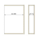 Portabottiglie Estraibile per Mobile da Cucina 15 cm Chiusura Soft in Acciaio Cromato Emuca