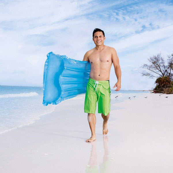 sconto Materassino Gonfiabile da Mare Spiaggia 183x69 cm Trasparente Azzurro 44013/A Bestway