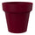 Vaso Ø160x148 cm in Resina Arkema POT XL Ruby