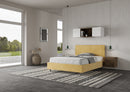 Letto Matrimoniale Adele Ocra Varie Misure